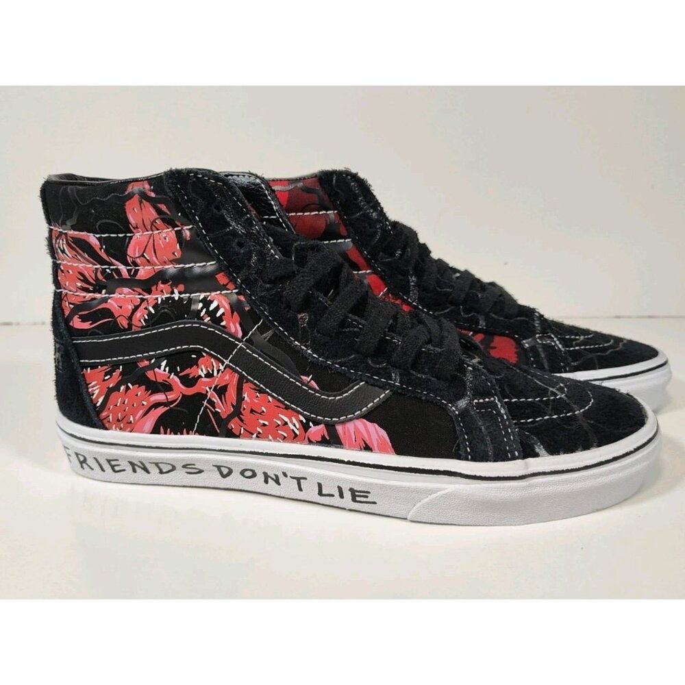 Vans x Stranger Things Sk8-Hi Shoes Friends Don't Lie Men's 9.5 Women's 11 NWOB